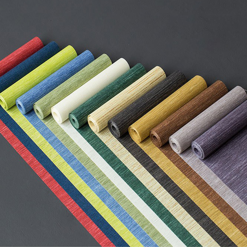 Водонепроницаемый бумажный плетеный мат бамбуковый мат простой мат для стола