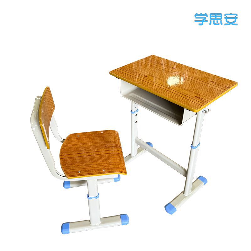 Children's study desk school classroom lifting desks and chairs primary and secondary school students training class desks and chairs single factory wholesale