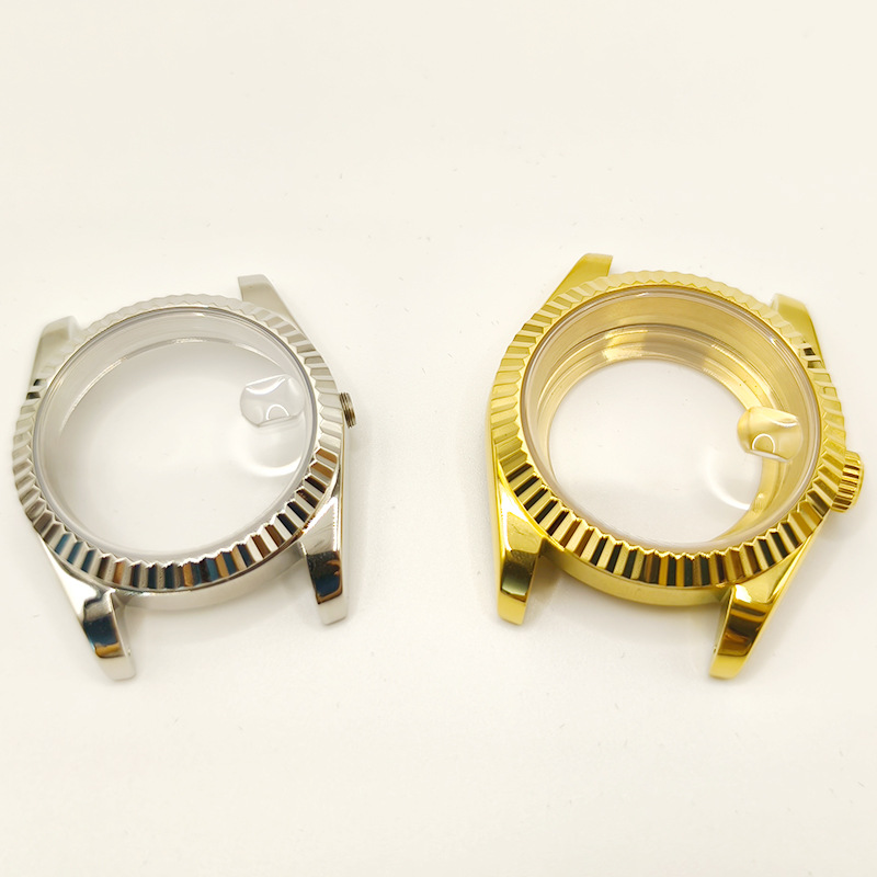 Source Factory Advanced 316L Stainless Steel Classic Men's and Women's Steel Belt Waterproof Leisure Double Calendar Luminous 39mm Case