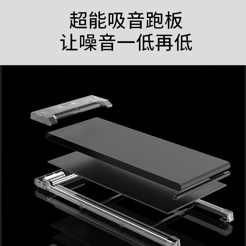 M5 Spot Electric Treadmill Heart Rate Home Model Foldableable Bluetooth Music App Slope Adjustment Fitness