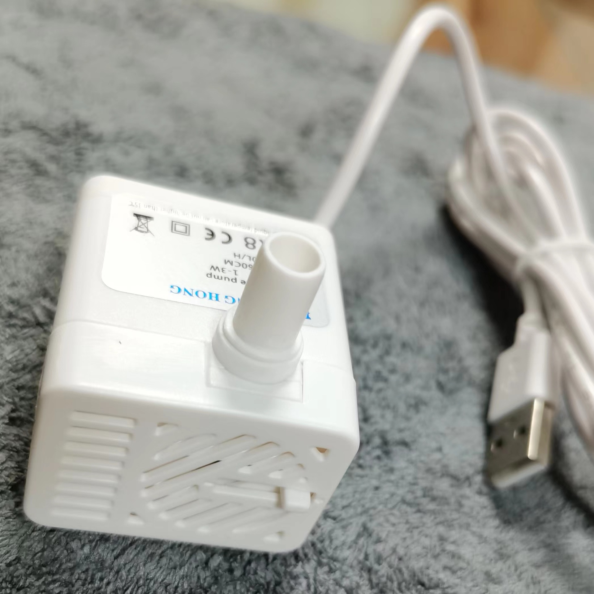 Pet Water Dispenser Water Pump USB Water Pump Dc5V Silent Micro Brushless Dc Water Pump Fish Tank White Submersible Pump