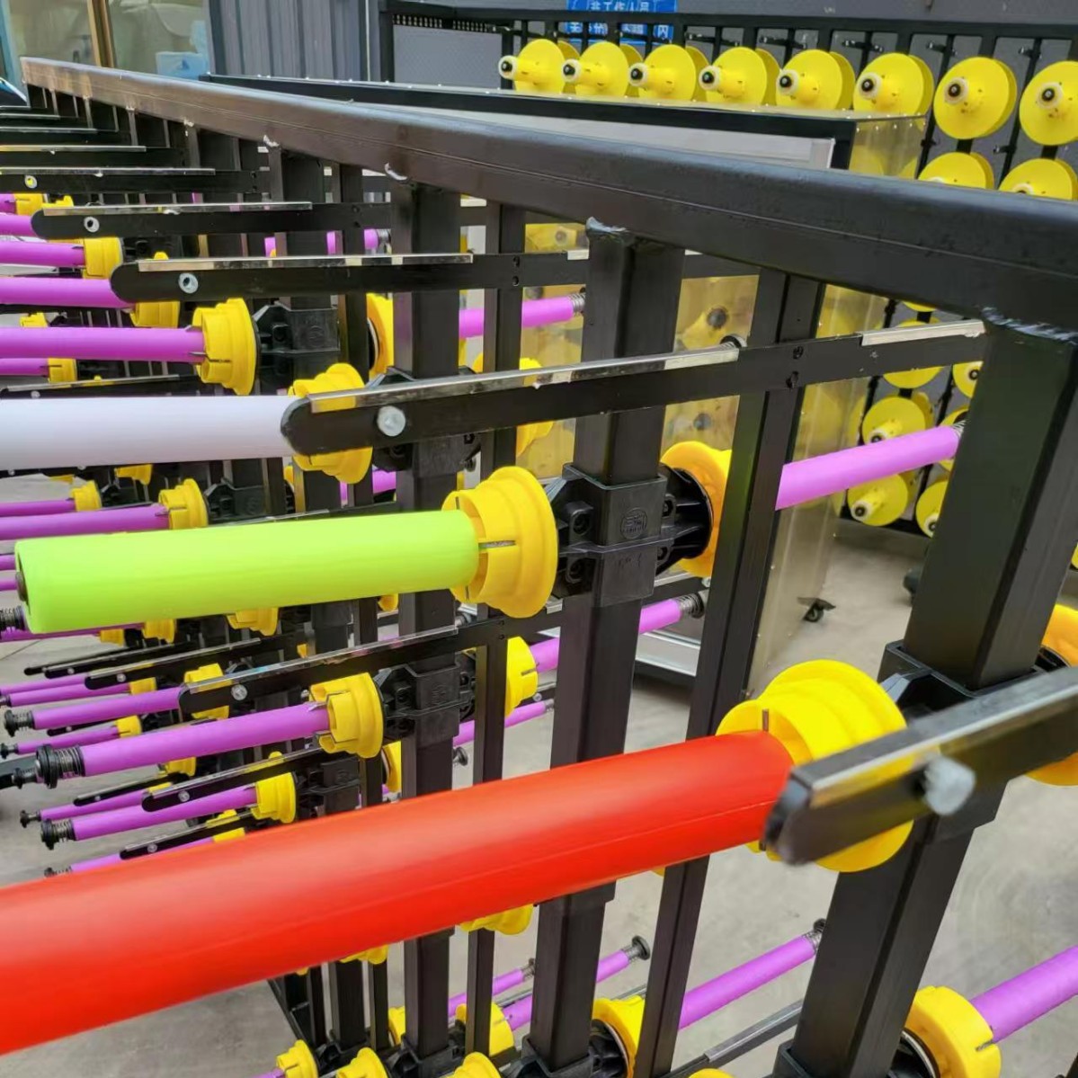 Zhangli Gauze Rack Cotton Gauze Roll Twisted Yarn Thread Rack Pp Silk Roll Woven Bag Making Gauze Rack Tube Rack