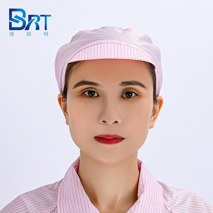 SOURCE Factory in stock anti-static dust-free small work cap electronic factory workshop clean cap anti-static coat with cap