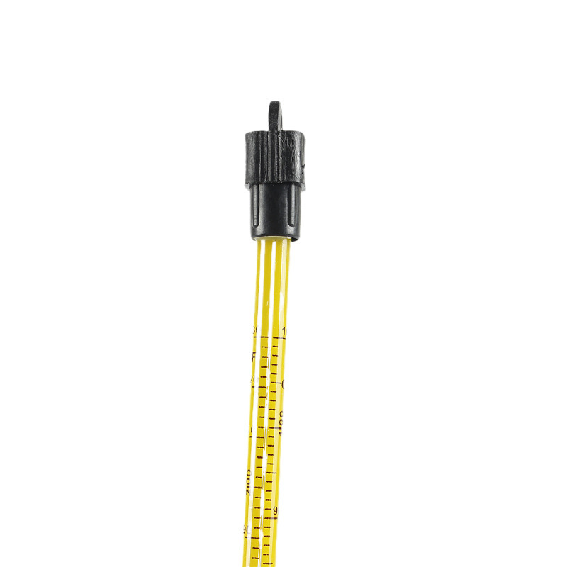 Manufacturers Supply Double-Sided Engraved Line -20 ~ 110 ° C Black Cap Scale Glass Rod Thermometer