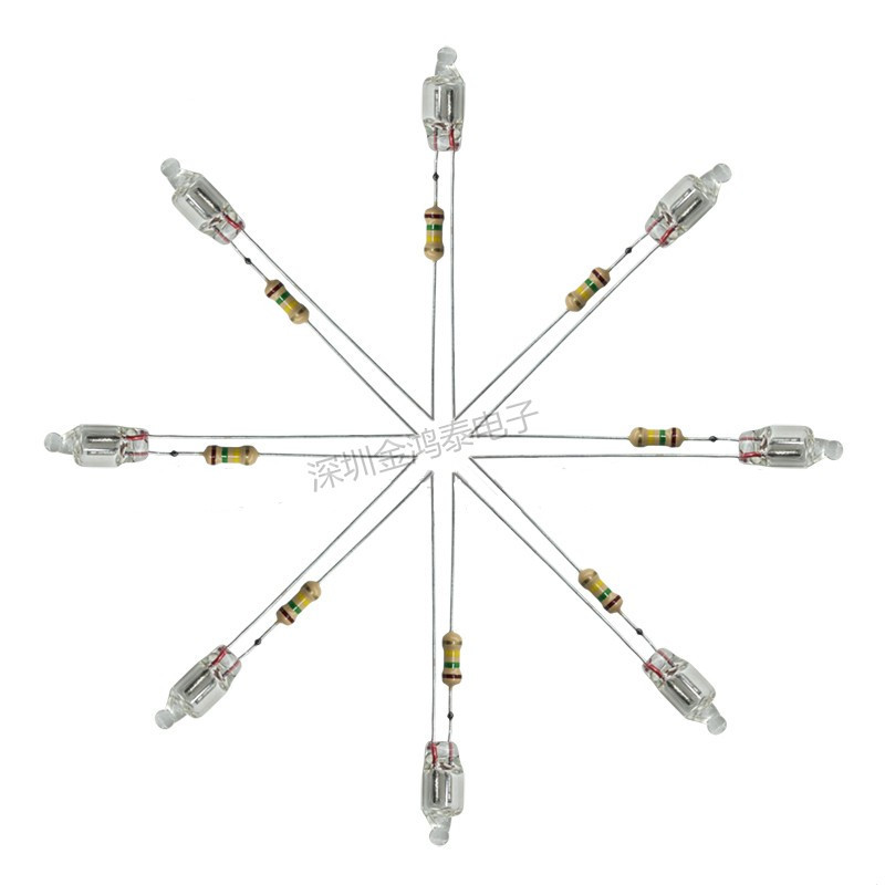 Special factory direct neon neon bulb indicator 5mm neon indicator 6X13 5X13MM environmental protection