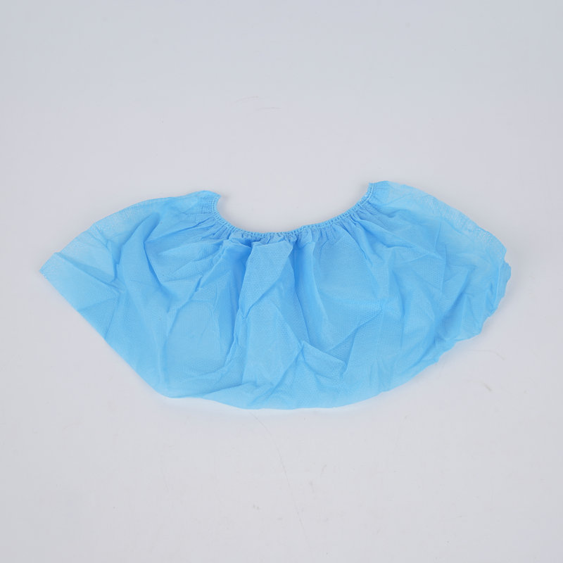 Disposable non-woven shoe cover black printing home dustproof non-slip foot cover factory workshop thickened shoe cover wholesale