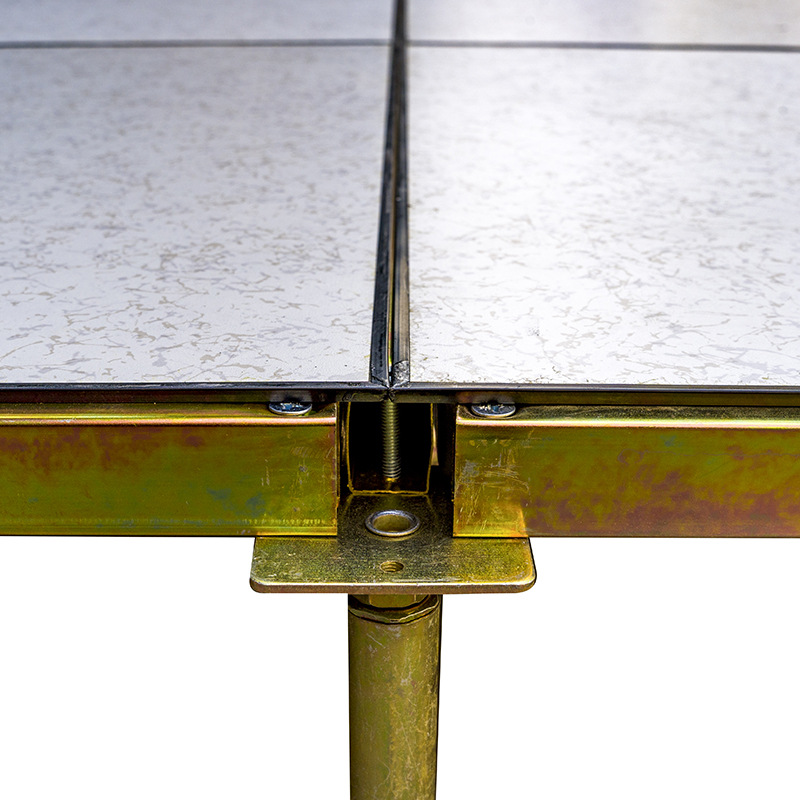 Changzhou Chaoyuan all-steel anti-static floor machine room raised floor melamine fireproof panel with edge steel floor