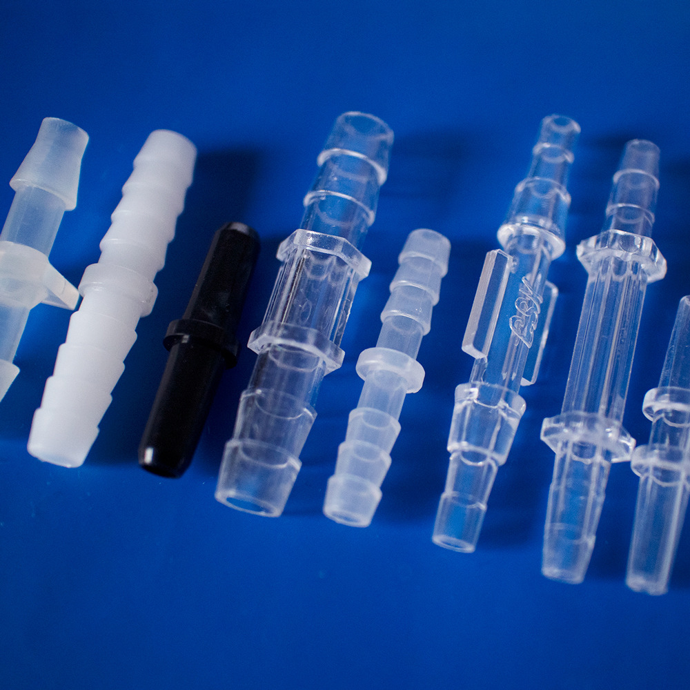 Amazon Flat Mouth Straight-Through Pagoda Two-Way Hose Reducer Plastic Pagoda Connector for Oxygen Tubing Plastic Pipe Fittings