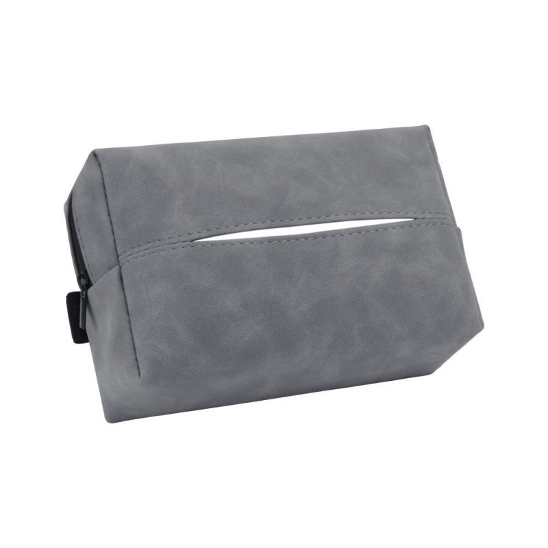 Suede Car Tissue Bag Wholesale Car Tissue Box High-Value Universal Tissue Bag Car Supplies