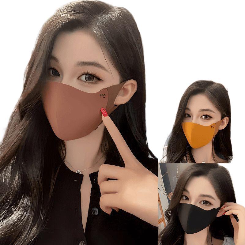 Autumn and Winter Masks, Stereo Seamless Cold-Proof Masks, Anti-Freeze Autumn and Winter Windproof Thickeneded Cycling Masks, Washable Masks