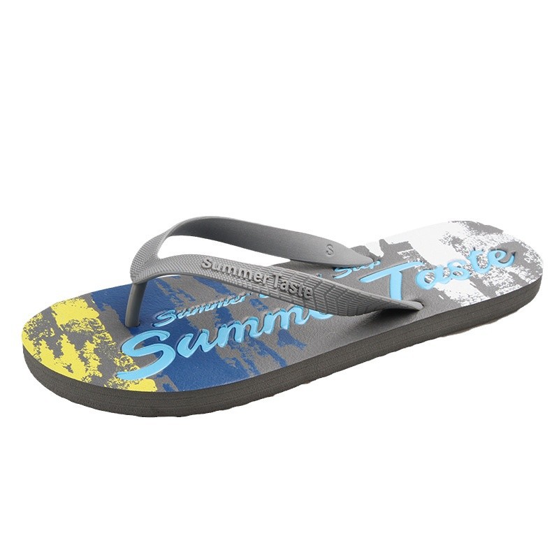 Wholesale flip-flops men's fashion men's all-match non-slip waterproof explosion style simple flip-flops summer summer go out