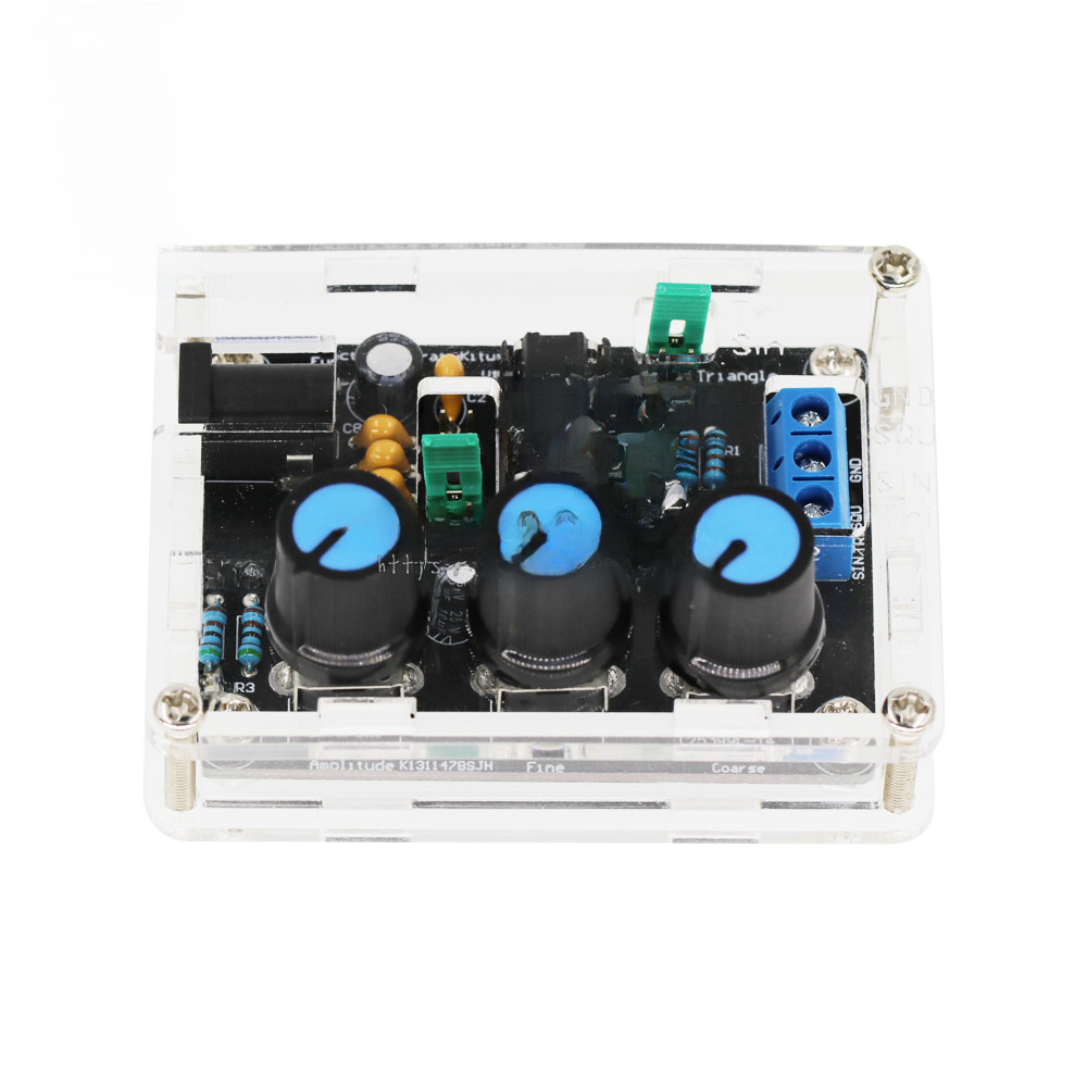 New XR2206 high precision signal generator DIY parts with Shell acrylic sine wave