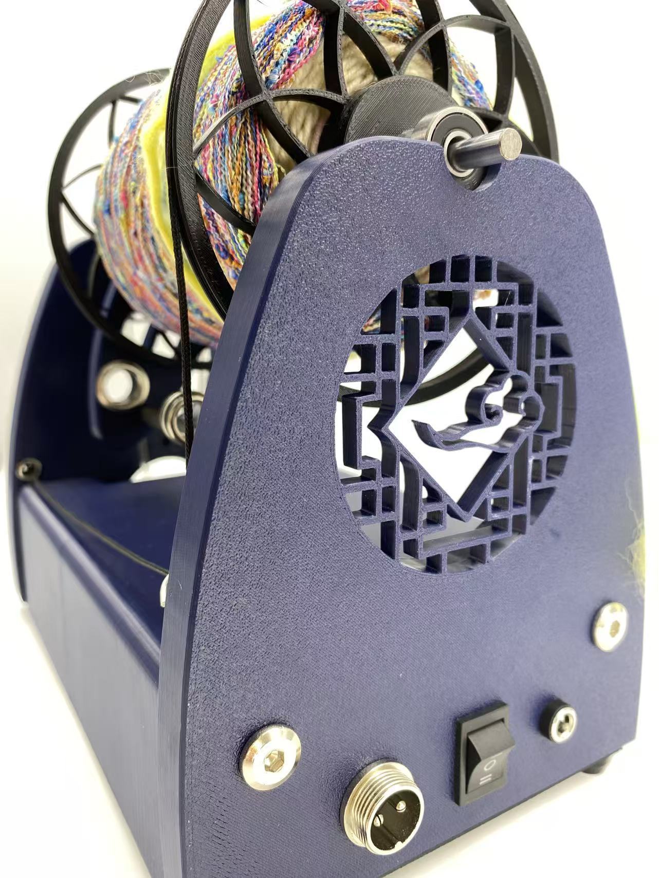 Feishi Jiangnan Version Large Spinning Wheel Electric Spinning Machine Navy Blue