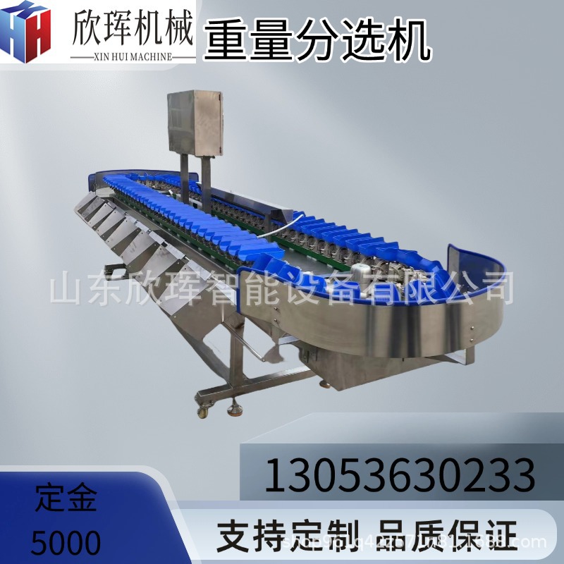 Коммерческая машина для сортировки веса абалонов, автоматический градер для персиков и желтых персиков, машина для сортировки веса кур и уток в коробках