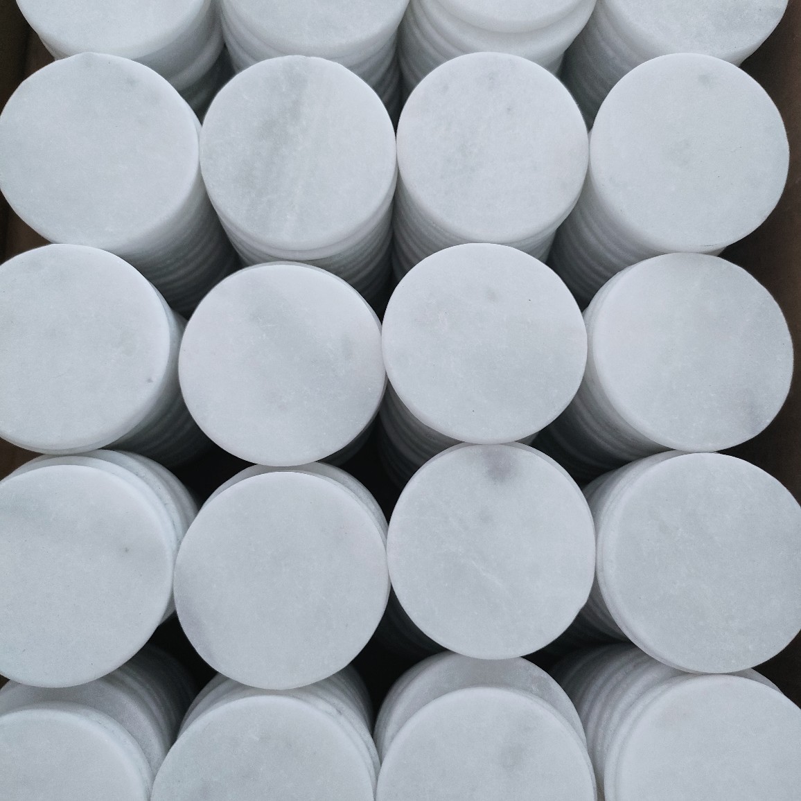 White Painting Stone Chips Can Be Engraved for Kidsren's Painting DIY Art Creative Painting Diameter 5cm