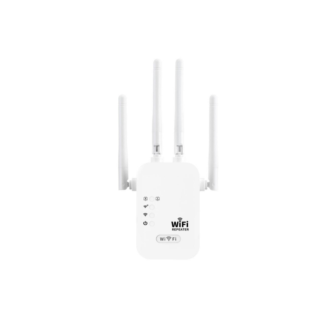 Cross-Border Domestic Popular Wifi Repeater Signal Amplifier 300m Four-Antenna Wireless Network Source Factory