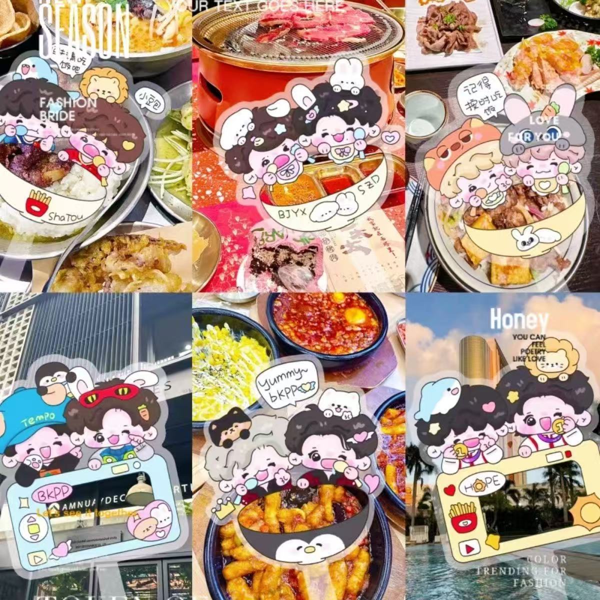 Acrylic Handheld Punch Card Customized Celebrity Fan Support Stick Celebrity Concert Selfie Folding Punch Card