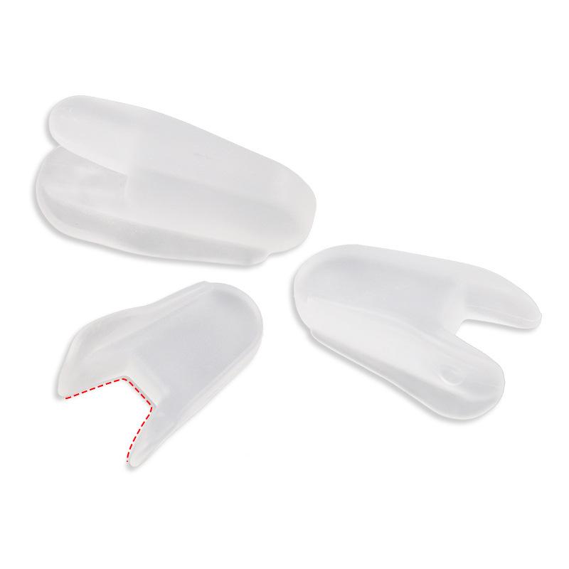 A-Shaped Silicone Overlapping Toe Separator, Corrects Toes, Prevents Wear and Toe Overlap