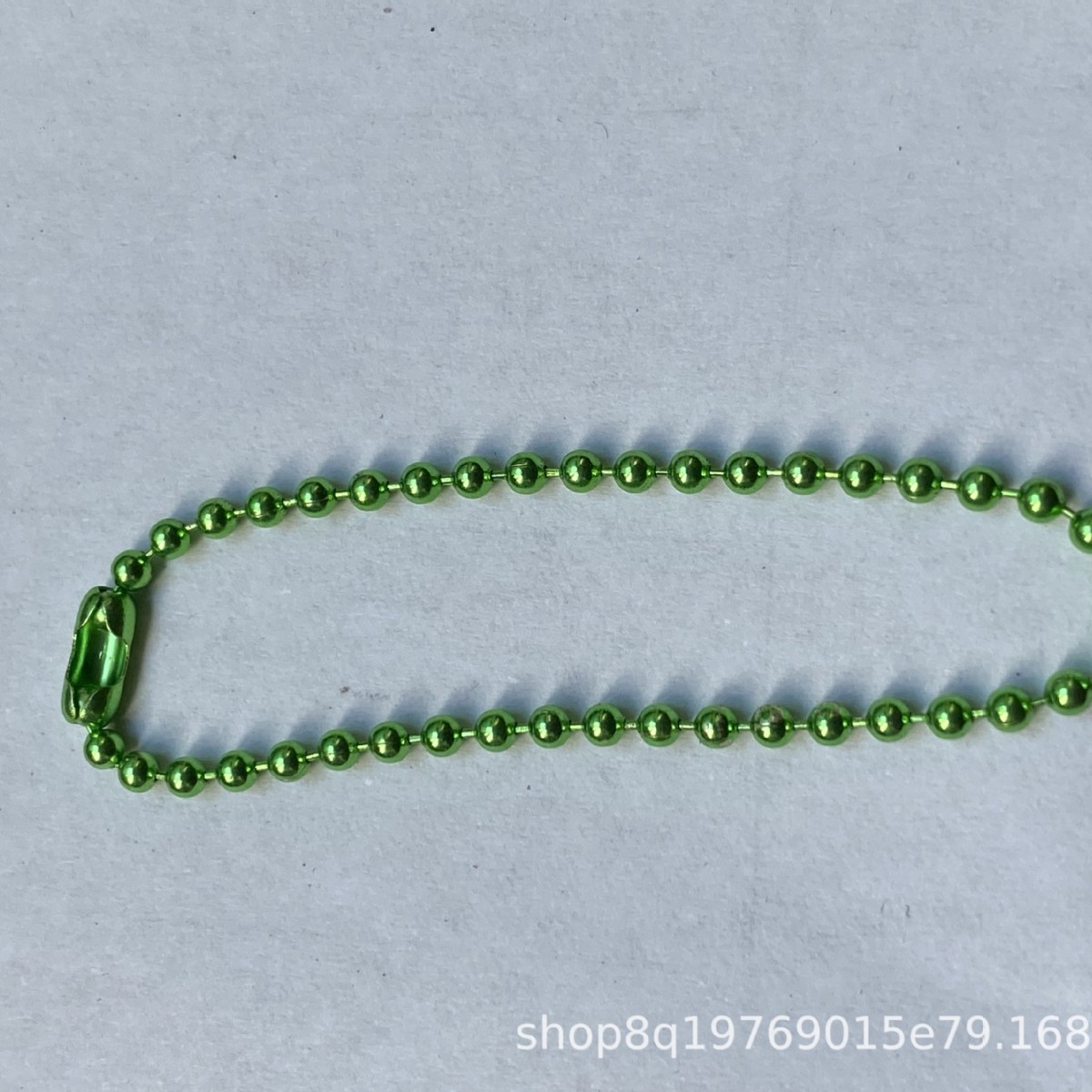 Factory wholesale in stock glass bead chain stainless steel glass bead chain color glass bead chain Welcome to order