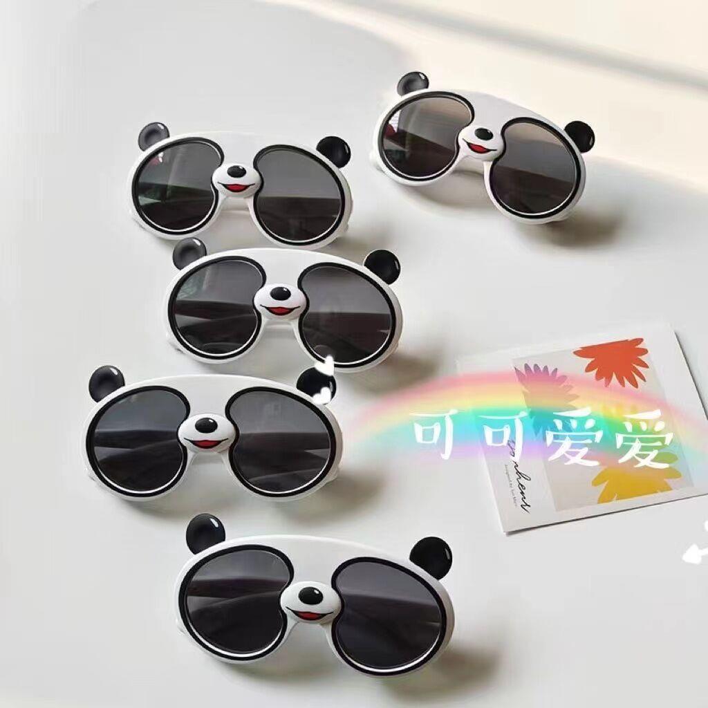 Оптовые новые детские солнцезащитные очки с милым дизайном Панды, УФ-защита, поляризационные