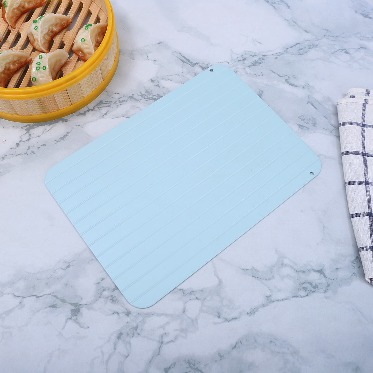 Customized Household Rapid Thawing Plate Aluminum Rapid Beef Removal Ice Plate Food Meat Seafood Rapid Thawing Plate