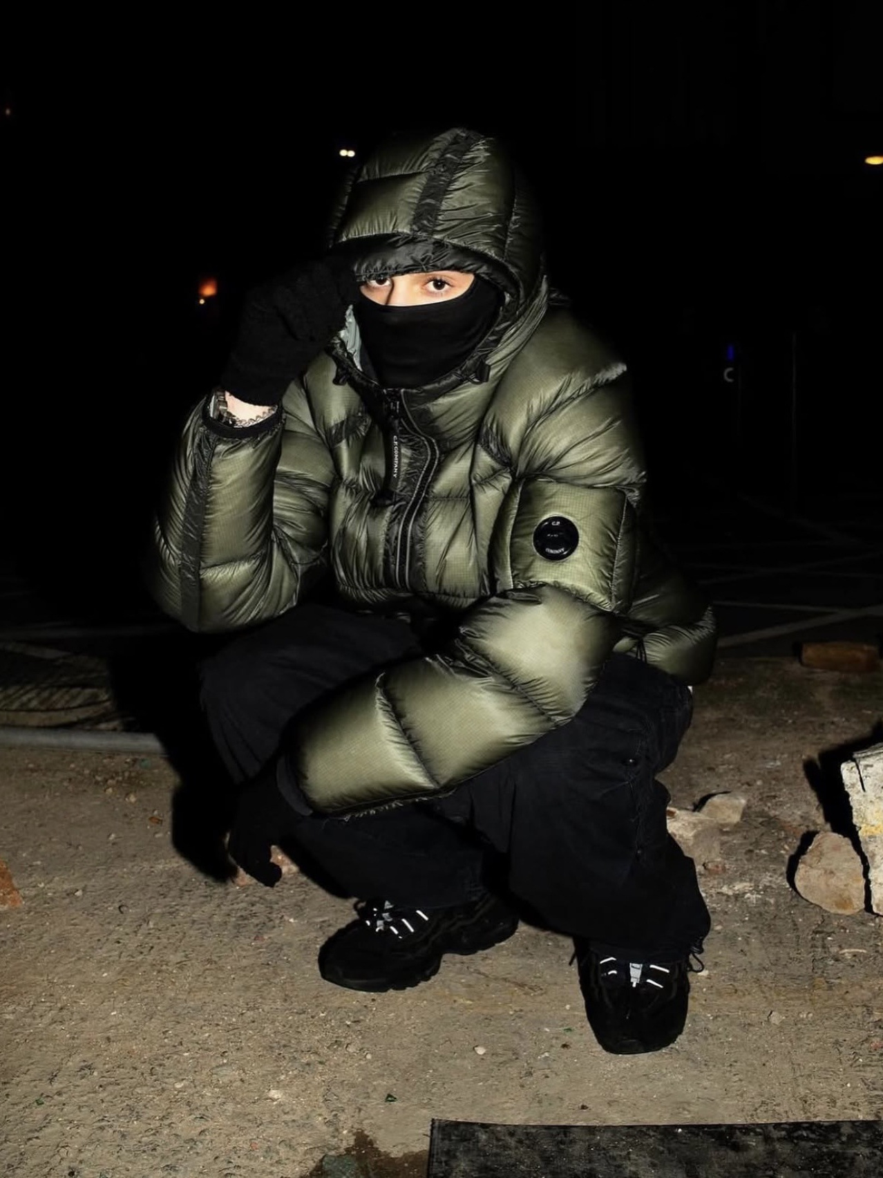 Cross-Border European and American C.P. Company Cotton Jacket Autumn and Winter Trendy Brand Thickened Warm Hooded Coat