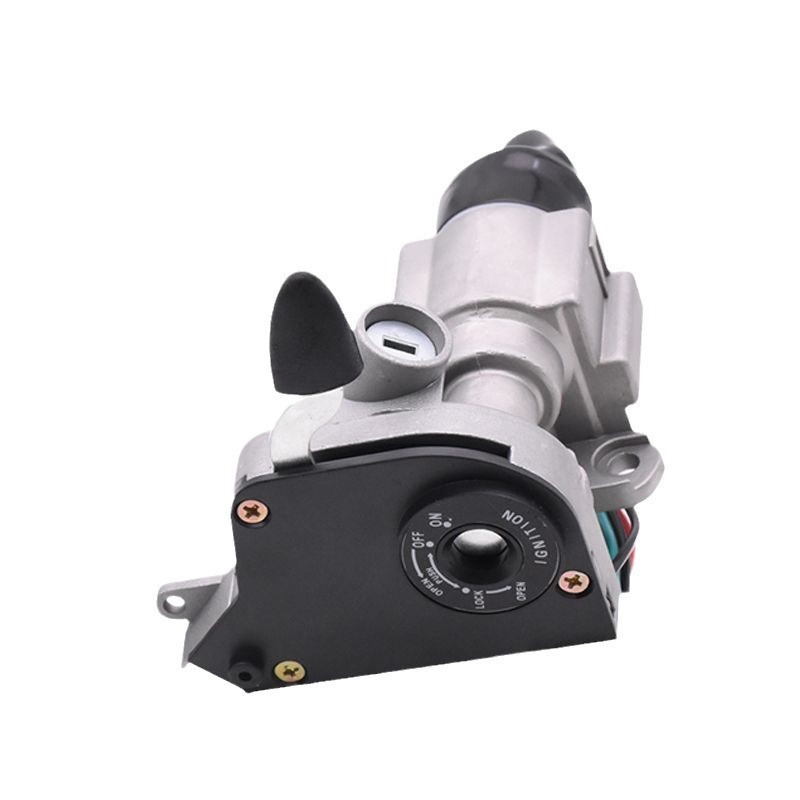 Motorcycle pedal RSZ100 anti-theft lock Sanyang Flying Eagle ghost fire generation rear electric door lock set Lock head lock accessories