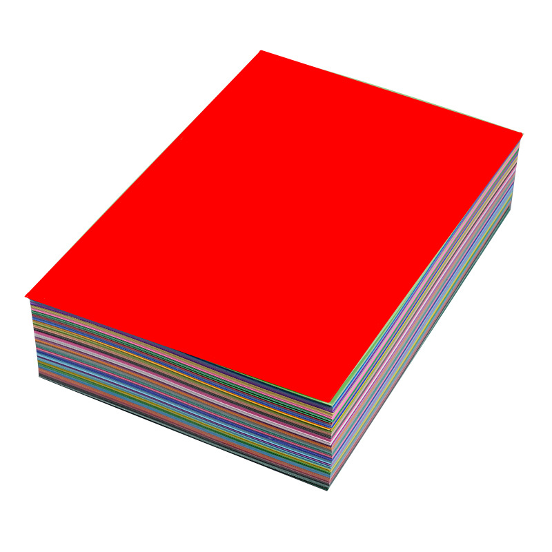 30-Color Hard Cardstock A4 Kindergarten Baby Children Elementary School Students Handmade Hard Cardstock Paper-Cut Book Colorful