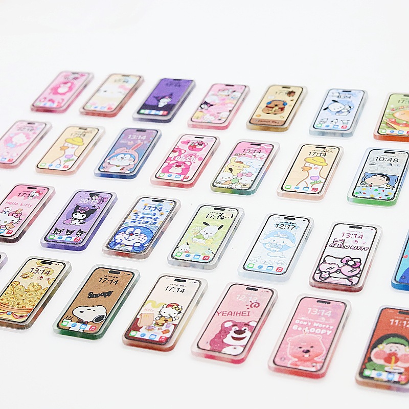 Mini simulation small mobile phone BJD phone toy Dollhouse miniature supermarket ornaments model doll house accessories