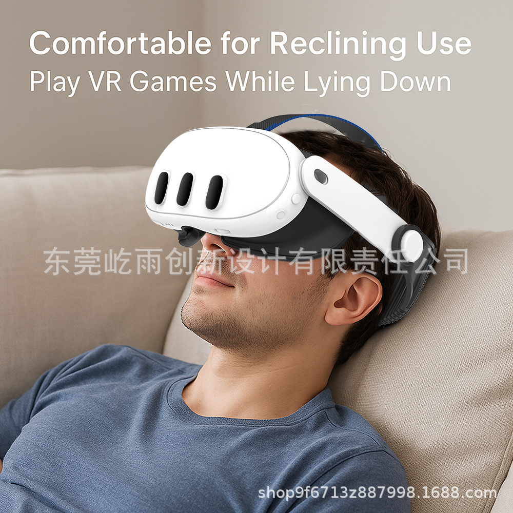 Suitable for Meta Quest3 Breathable Soft Headband That Does Not Press on the Face and Is Comfortable to Wear. Quest3S Headband Accessories Are Breathable and Soft