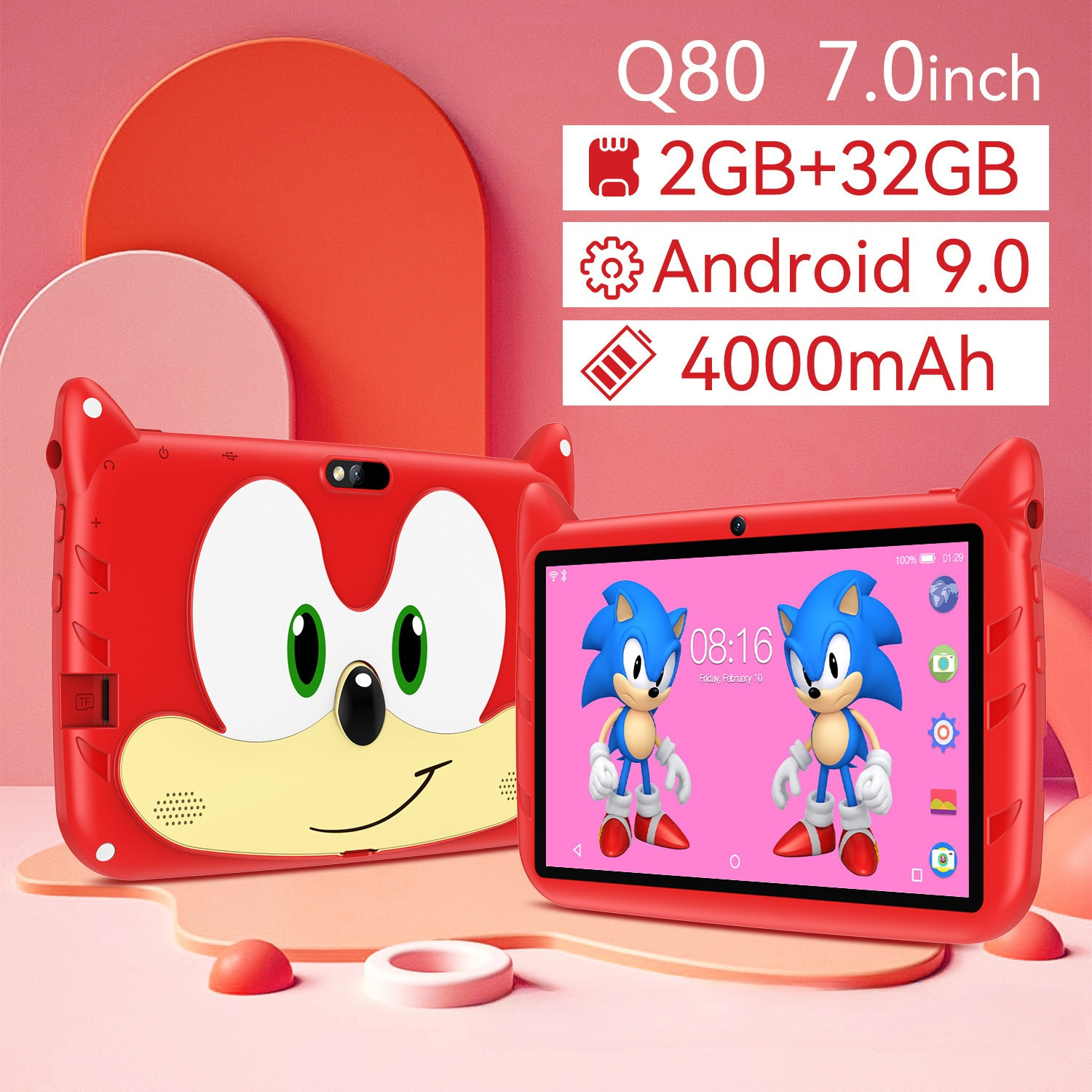Q80 Kidsren's Tablet 4+64 Android 13 Cross-Border E-Commerce Spot 7inch Wfi Version Global Universal Version