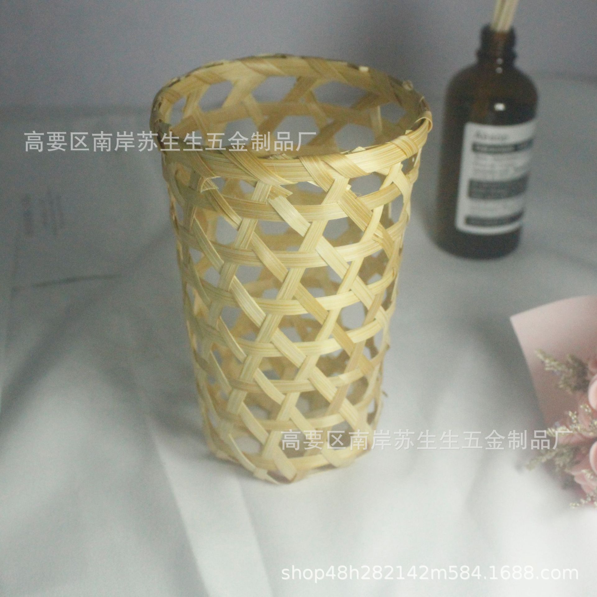 Бамбуковые изделия, бамбуковая корзина для конфет, корзина для зондзи, цветочная корзина, бамбуковая корзина, подставка для чашки кофе, подставка для чашки молочного чая