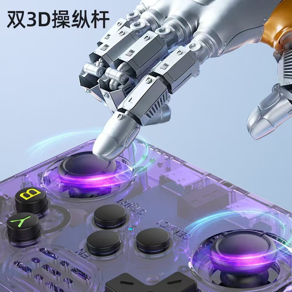 Cross-Border R36S Handheld Game Console Open Source Linux System 3.5inch Ips Screen Portable