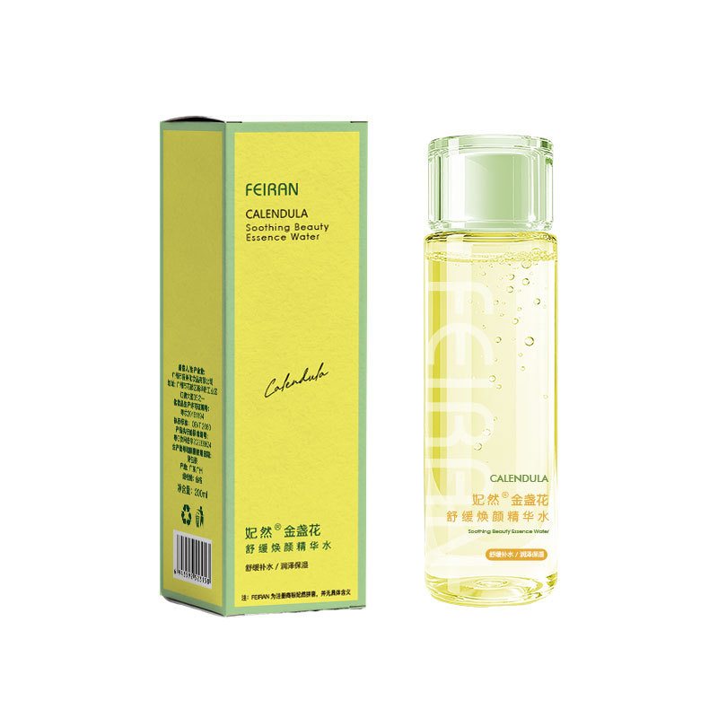 Calendula Toner Oil Control Hydrating Moisturizing Pore Shrinking Soothing Sensitive Repair Redness Skin Wet Compress Essence Water