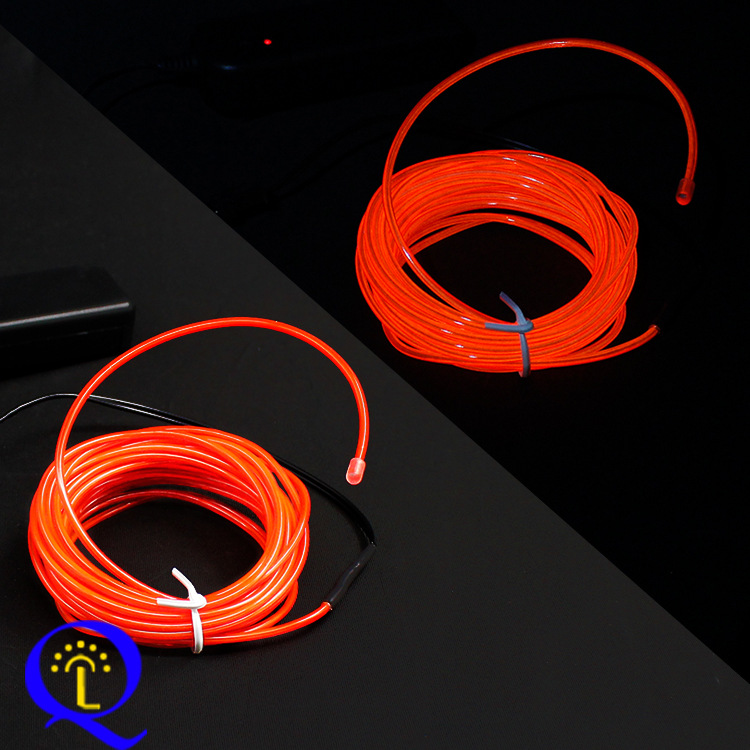 Manufacturer Wholesale Car 3.2mm Cold Light Line Creative Decoration DIY Luminous Line El Light Strip with Edge