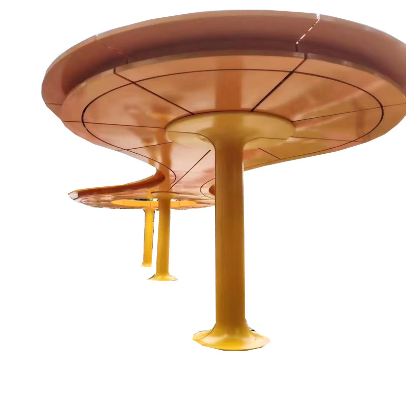 Large Outdoor Gazebo Processing, Stainless Steel Garden Landscape Steel Structure, Outdoor Villa Pavilion Corridor Processing