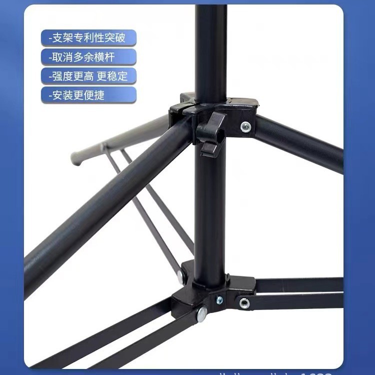 Badminton Net Frame Foldable Portable Simple Mobile Indoor Home Outdoor Venue Standard Blocking Column Frame