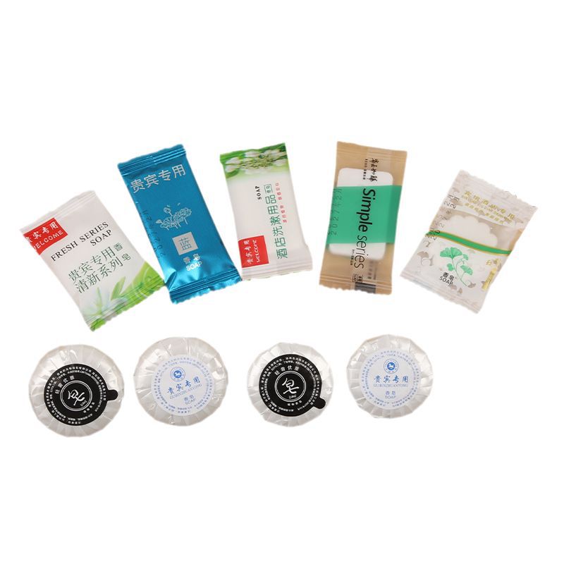 Disposable Soap for Hotel and Hotel Mini Soap Round Soap Portable Toiletries Soap Bag