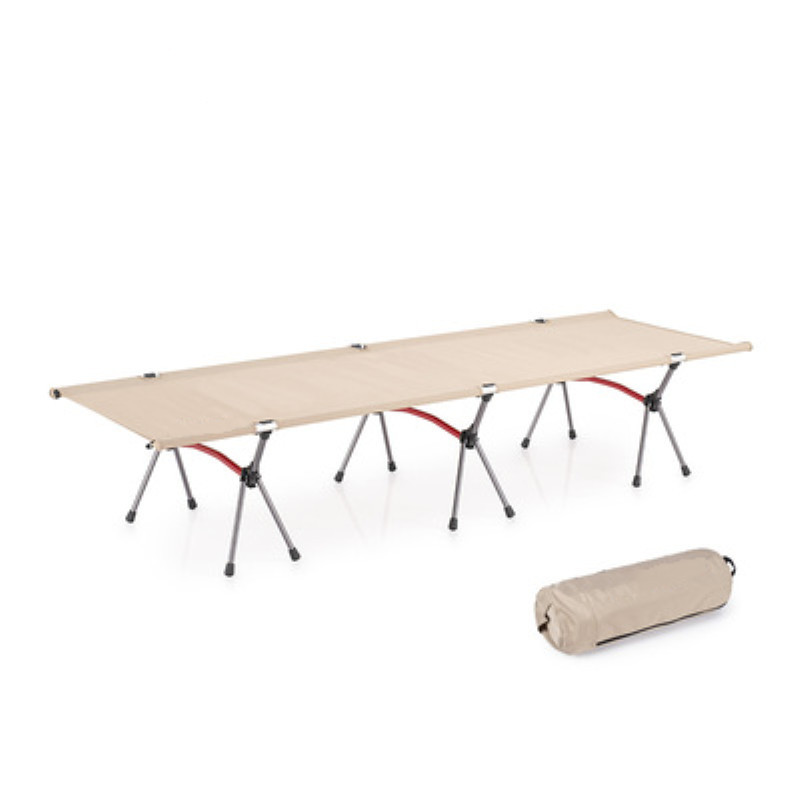 Outdoor Exquisite Camping Folding Bed, Lightweight Portable Car Camping Bed, Lightweight Camp Bed, Aluminum Alloy Single Bed