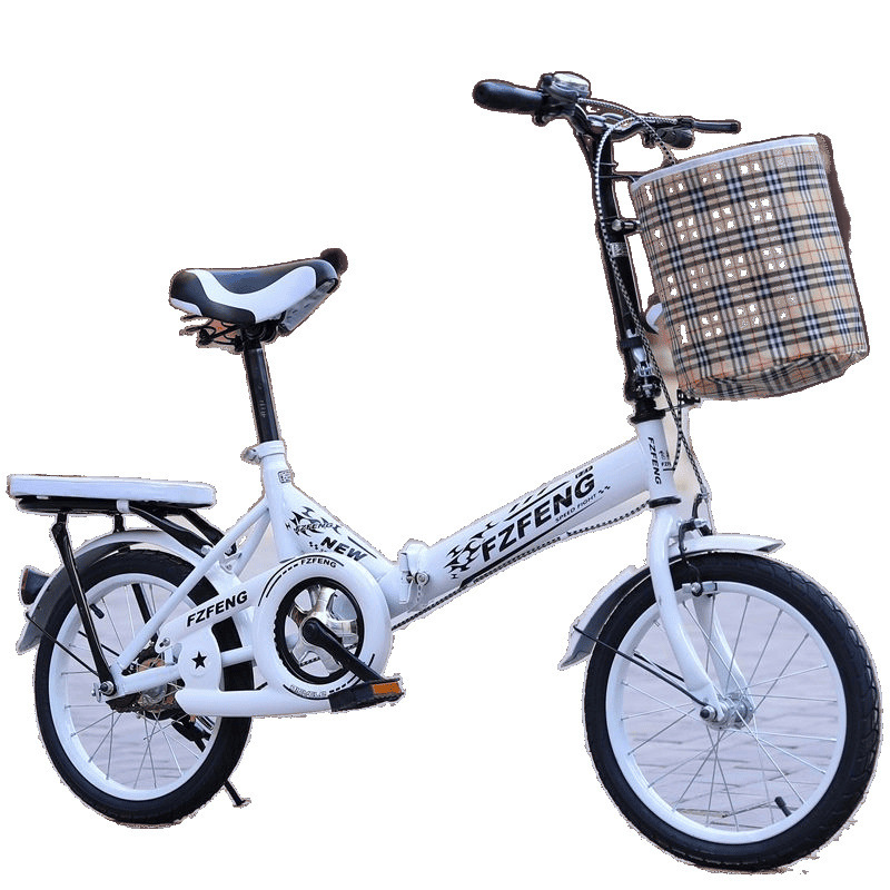 New Women's Bicycle Kidsren's Foldableing Shock-Absorbing Work Clothing Primary and Secondary School Students Men's and Women's Mini Bicycle 20 Inches 16 Inches 22