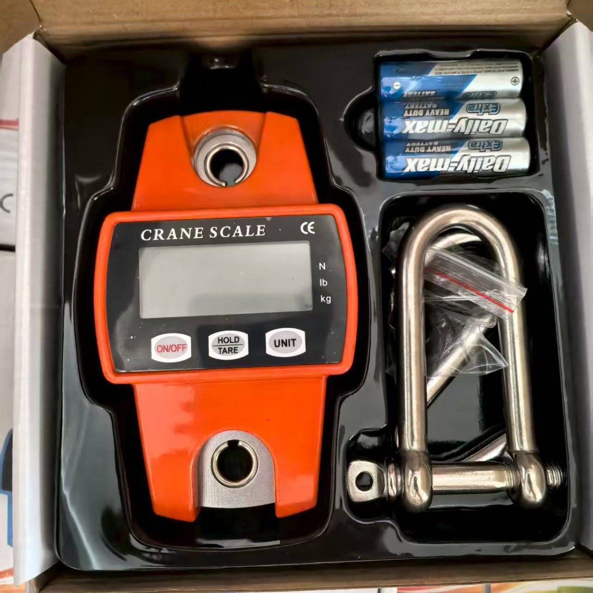 Factory wholesale electronic crane scale hanging scale 300kg industrial crane scale portable crane scale