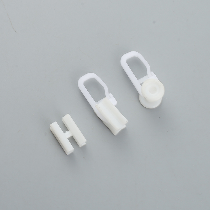 Nano Wheel Curtain Balcony Bedroom Pulley Buckle Curtain Track Hook Accessories Thickened Material Curtain Pulley