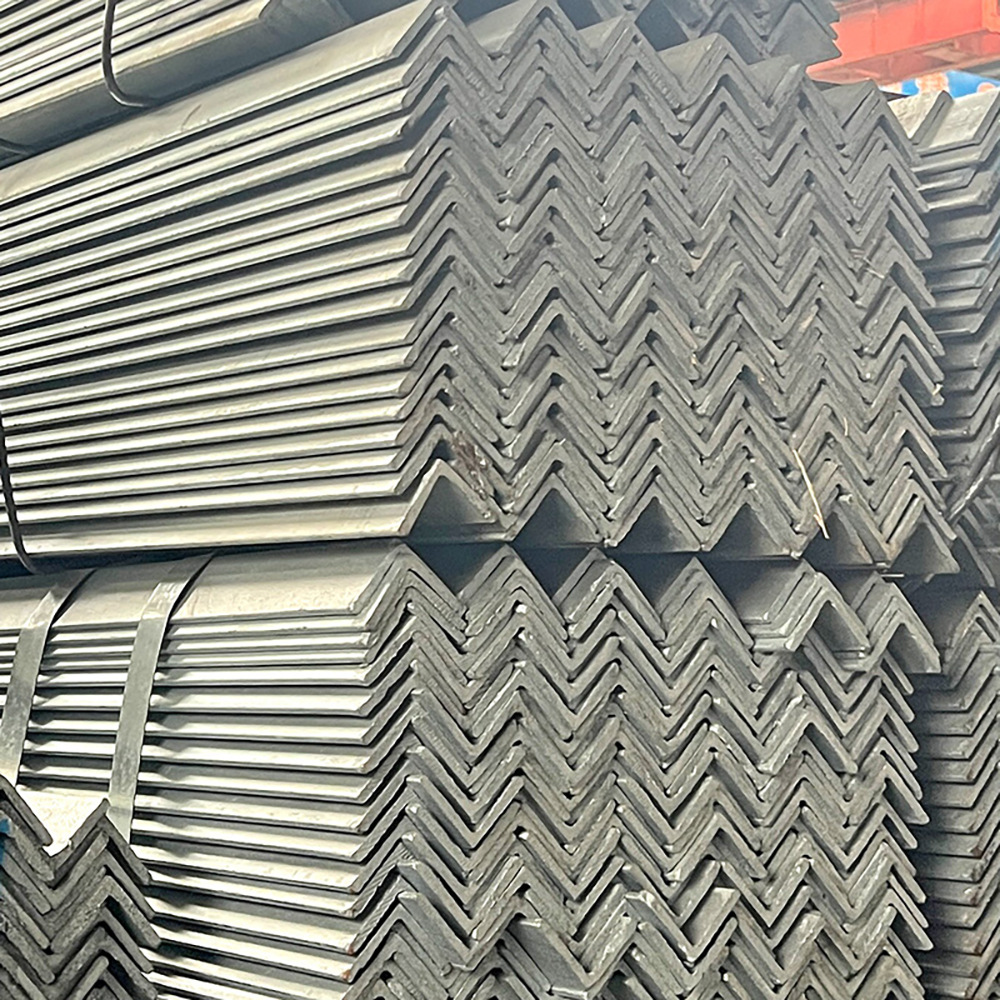 Foreign Trade Lecong Steel L50 Angle Steel in Stock Hot-Dip Punched Galvanized Angle Steel 50*5 National Standard Triangle Iron Processing