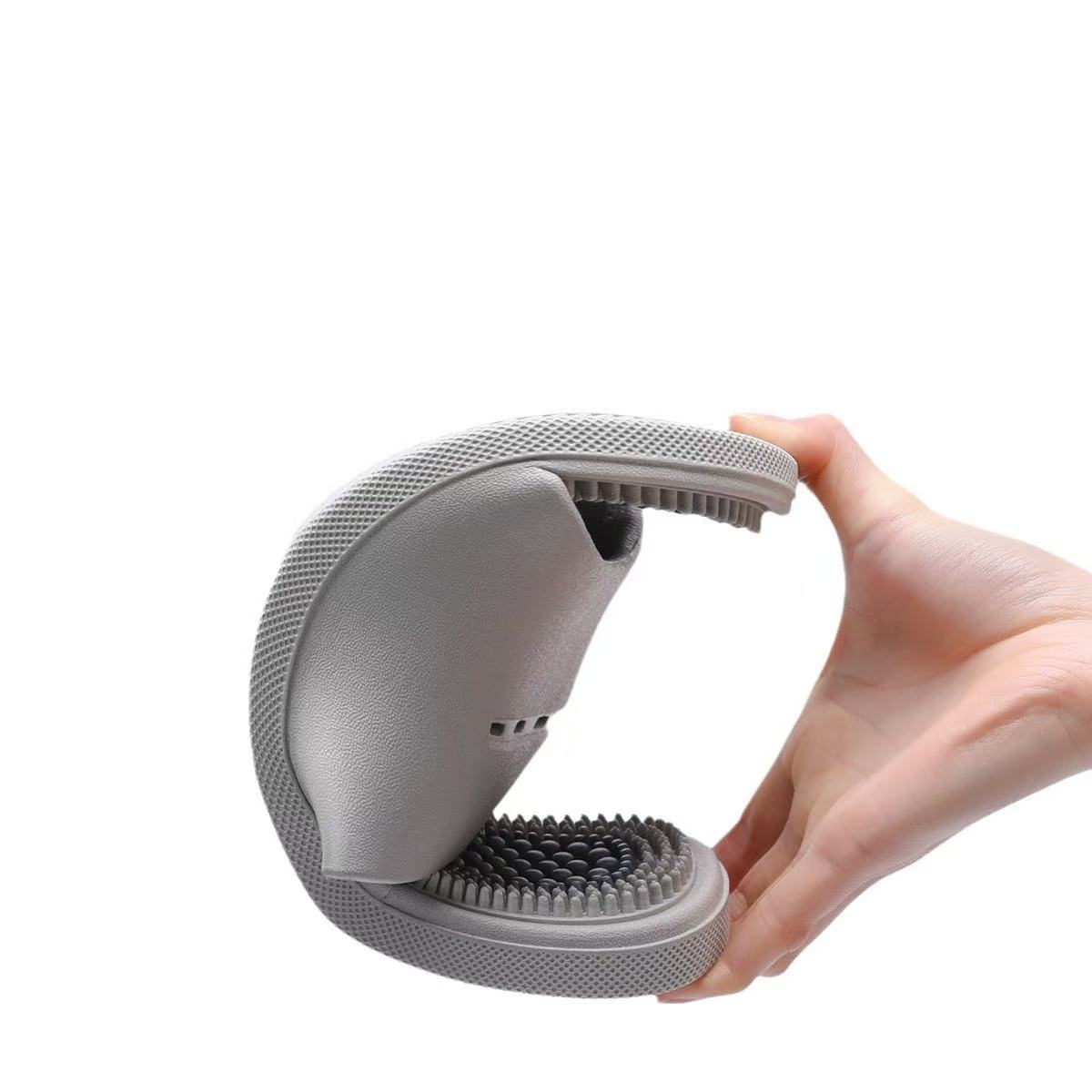 Massage Slippers Men's Home Foot Acupoint Bath Non-slip Finger Pressing Slippers Men's Summer PVC Home Women