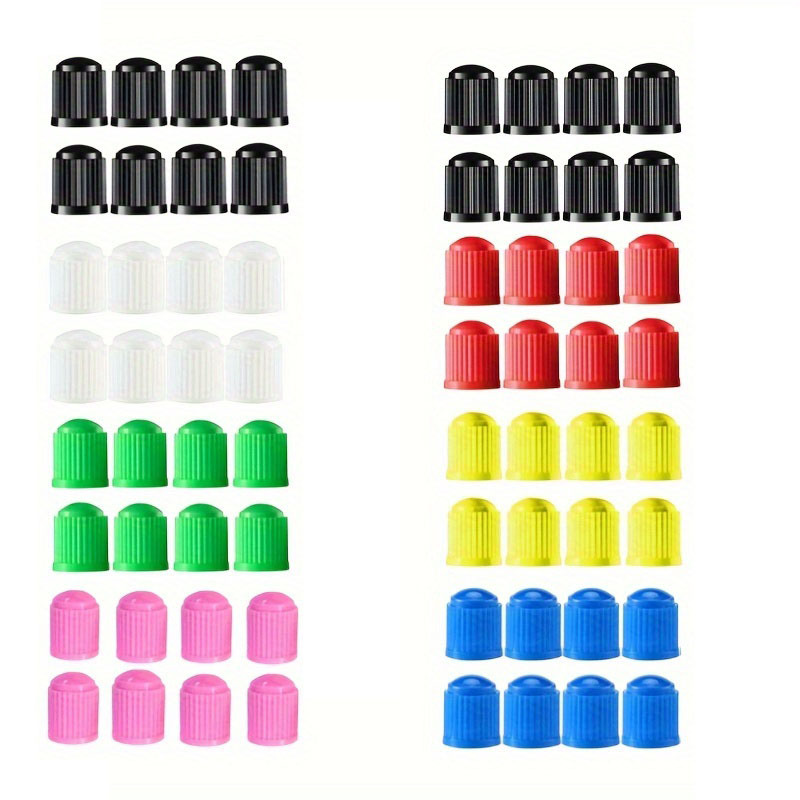 Черные пластиковые крышки вентилей для автомобилей и велосипедов, пылезащитные крышки сердечников, универсальный стиль, американский стиль