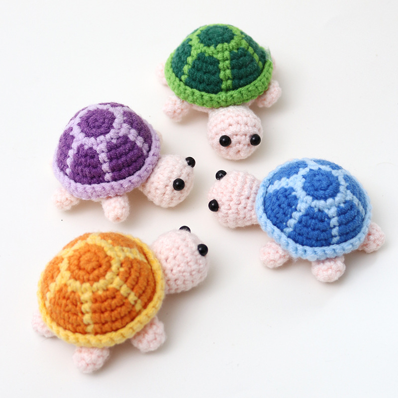 Готовая ручная шершавая вязаная милая подвеска вязаная черепаха подарок друзьям креативный подарок вязаная кукла