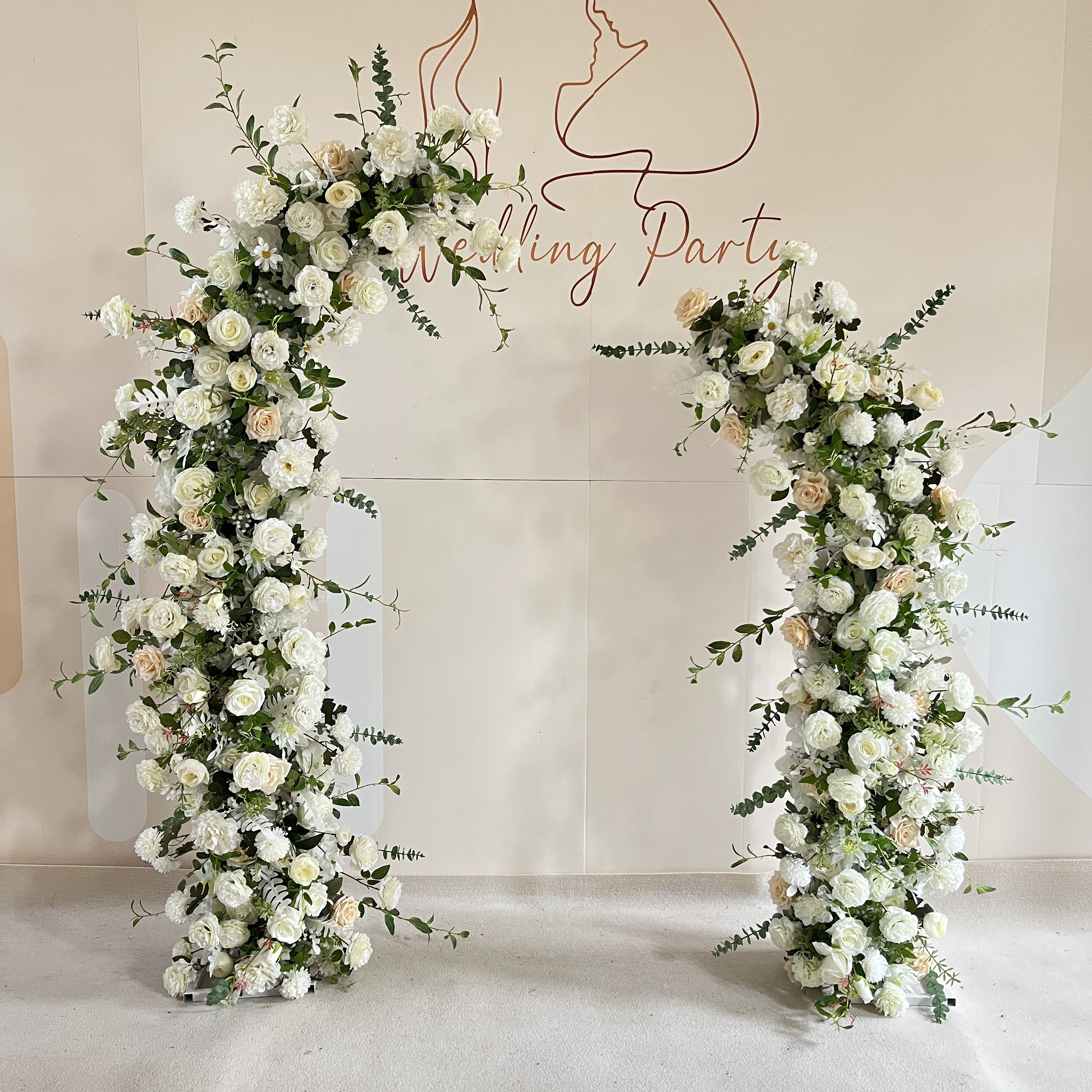 Wedding Arch Backdrop Stand Wrought Iron Balloon Arch Flower Stand Climbing Vine Stand Grape Trellis Wedding Arch