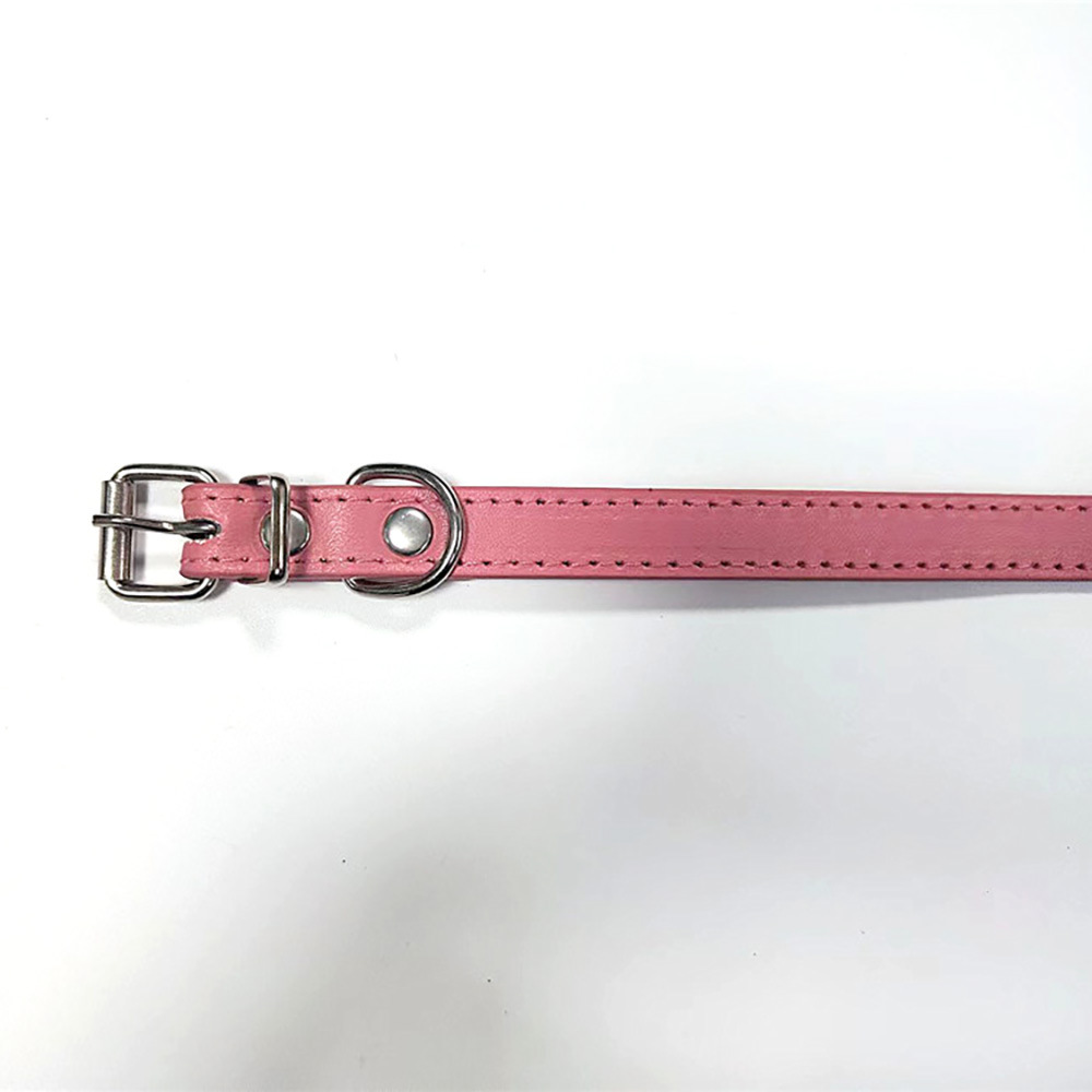 Amazon New Dog Collar Light Plate PU Pet Collar Pet Products Neck Ring Cat Dog Universal