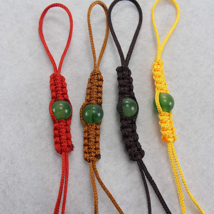 Braided teapot rope purple sand teapot cover rope glass pot rope tea props accessories imitation jade bead pot rope wholesale