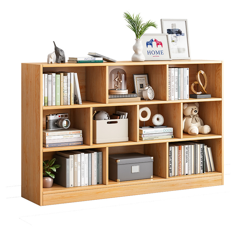 Bookshelf Floor Storage Rack Living Room Household Low Cabinet Storage Cabinet Bedroom Storage Cabinet Prellis Cabinet Bay Window Bookcase